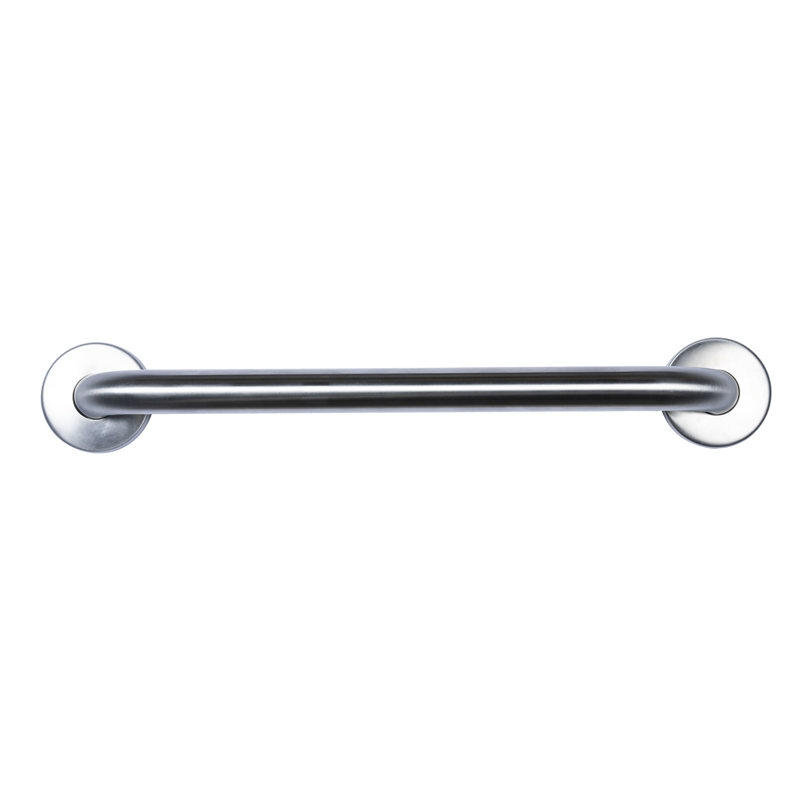 041193008800_H_002.jpg - Dearborn® 1-1/4 in. x 18 in. Stainless Steel Grab Bar w/ Concealed Flange, Satin Finish
