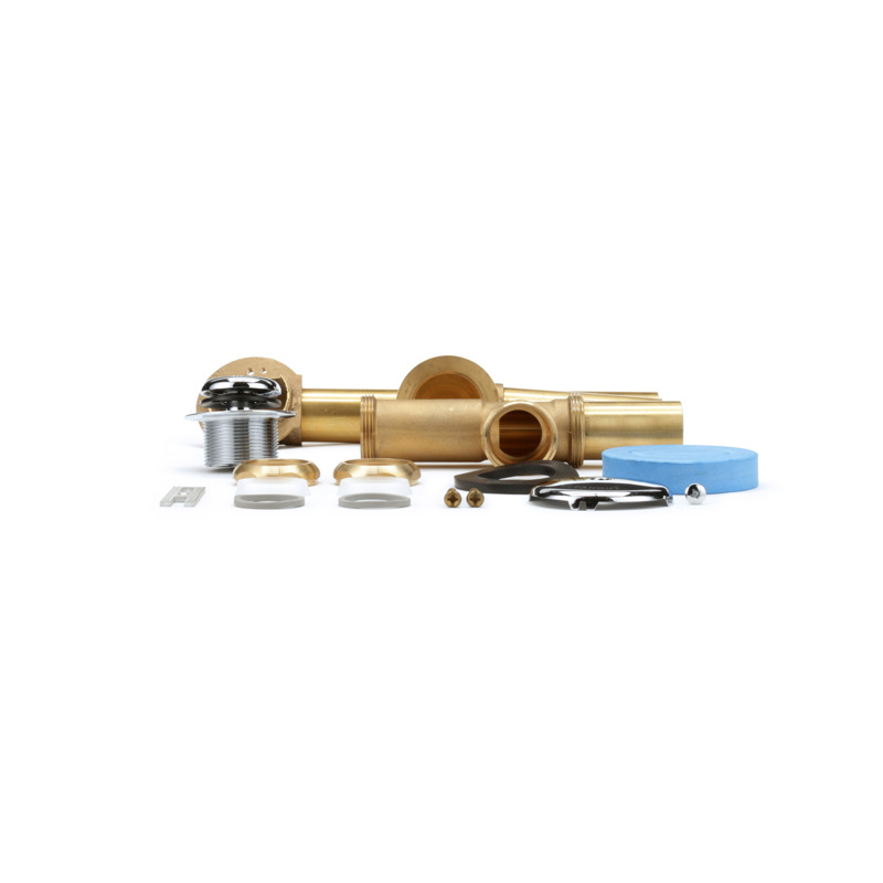 041193052131-01-01.jpg - Dearborn® Full Kit, Brass Tubular - 17 Ga. Touch Toe Stopper with Chrome Finish Trim