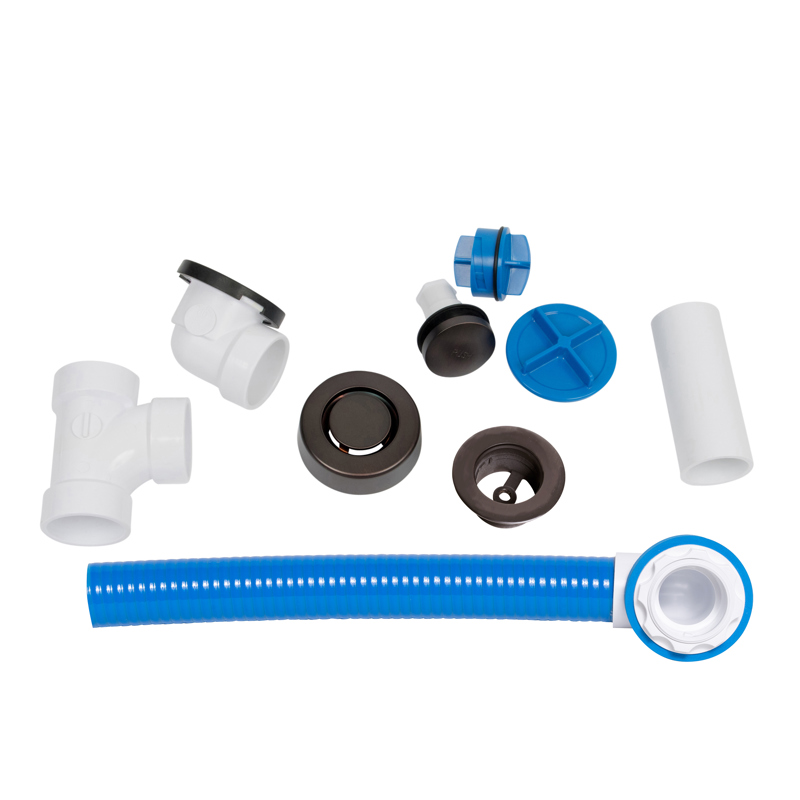 041193462947_H_001.jpg - Dearborn® True Blue® 16 in. FLEX PVC Full Kit, Touch Toe Stopper, Oil Rubbed Bronze