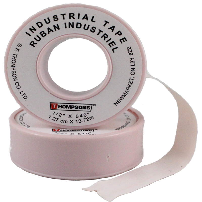 067001000972_H_001.png - THOMPSONS Industrial Pink Tape Roll, 1/2" x 1296 in - BULK