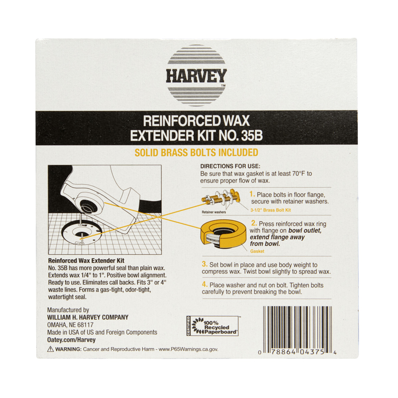 078864043754_PKG_B_001.jpg - Harvey™ Wax Entender Kit 35B with Bolt Set