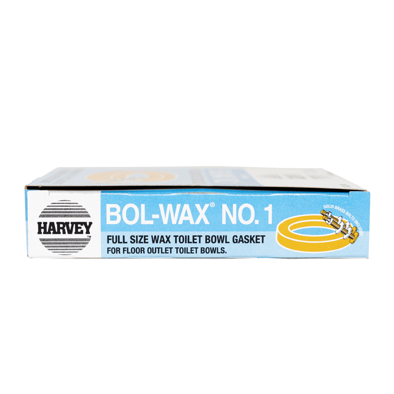 078864070200_P_006.jpg - Harvey™ Bol-Wax® 3 in. or 4 in. No. 1 Standard Wax Gaskets with Brass Bolt Set