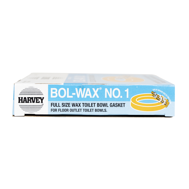078864070200_P_007.jpg - Harvey™ Bol-Wax® 3 in. or 4 in. No. 1 Standard Wax Gaskets with Brass Bolt Set