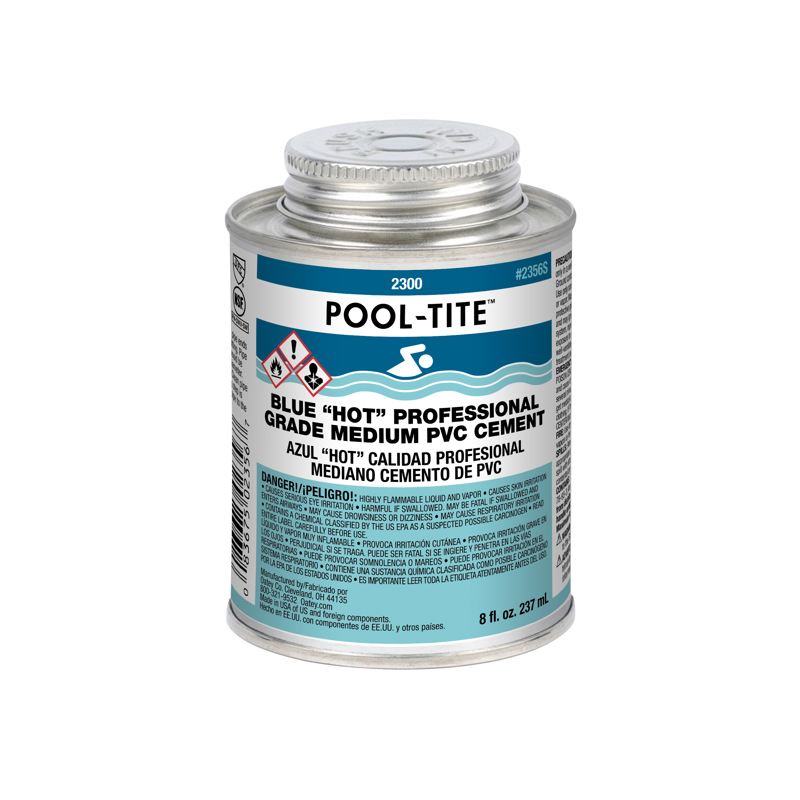 083675023567_H_001.jpg - Oatey® 8 oz. Pool-Tite™ PVC Medium Body Hot Blue Cement