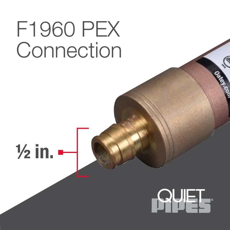 23_HammerArrestor_INFO_001_ConnectionTypeSize-19.jpg - Oatey® Quiet Pipes® A, 1/2 in. F1960 PEX