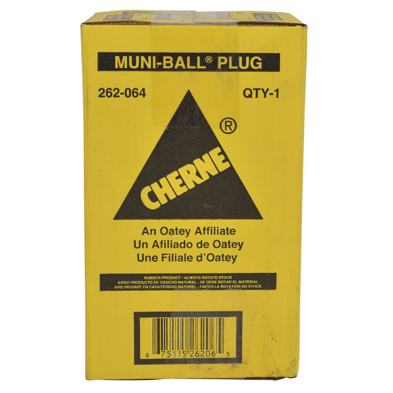 262-064_t.jpg - Cherne® 6 in. Muni-Ball® Plug, 1-1/2 in. Bypass