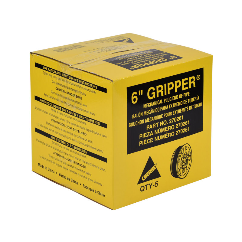 270261_p.jpg - Cherne® 6 in. Aluminum T-Handle Gripper® Plug (Non Bypass)