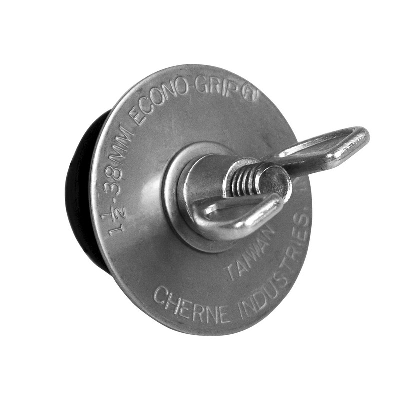 273318.jpg - Cherne® 1-1/2" Stainless Steel Econ-O-Grip® Plug