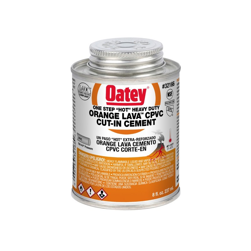 32166b_7001775M_8oz-1.jpg - Oatey® 16 oz. CPVC Orange Lava Hot Cut-In Cement