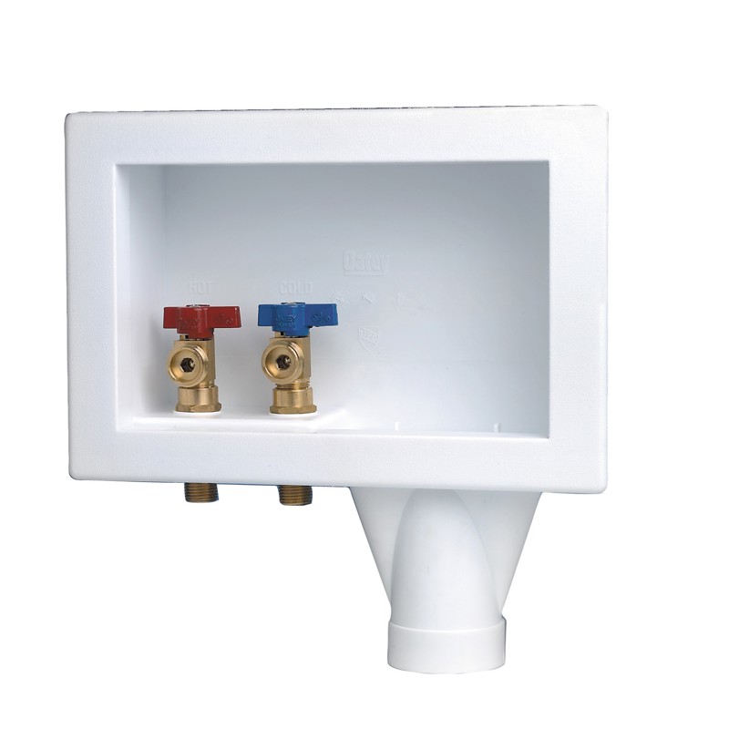 38630.jpg - Oatey® Eliminator, 1/4 Turn, Copper, Washing Machine Outlet Box - Standard Pack