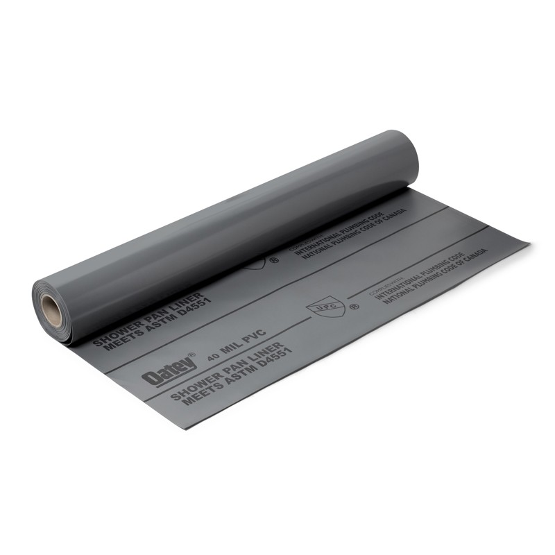 41596.jpg - Oatey® 5 ft. x 40  ft. 40 Mil Gray – Linear Foot, PVC Shower Pan Liner Roll