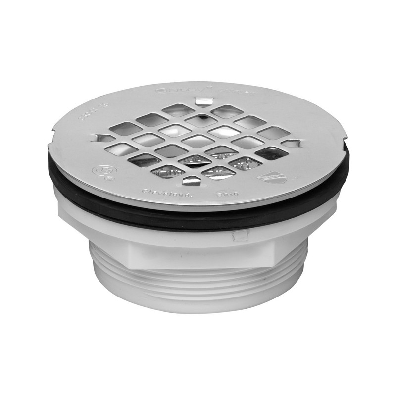 42099.jpg - Oatey® 2 in. 101 PNC PVC No-Calk Shower Drain with Stainless Steel Strainer