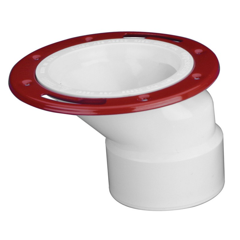 43501.jpg - Oatey® 3 in. or 4 in. PVC Offset Closet Flange with Metal Ring without Test Cap