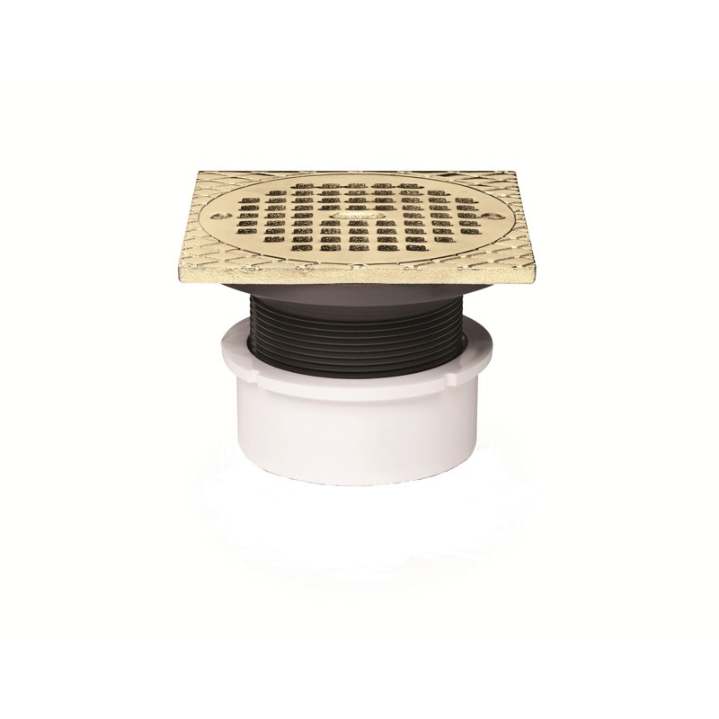 72047_1.jpg - Oatey® 3" or 4" PVC General Purpose Drain w/ 5" BR Grate & Square Ring