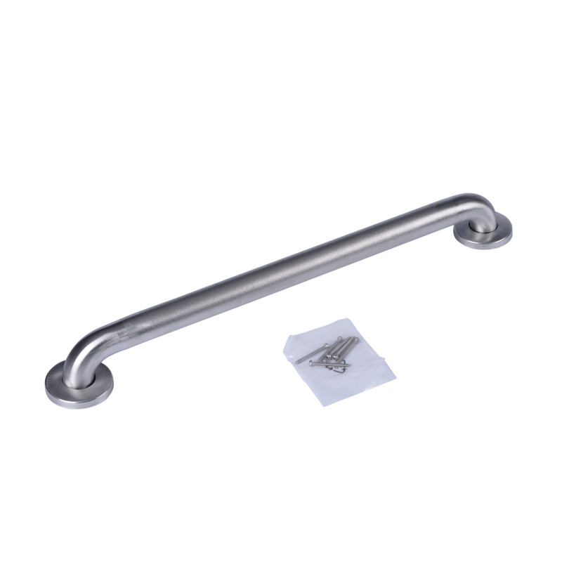 DB8924P_h.jpg - Dearborn® 1-1/2" x 18" Stainless Steel Grab Bar w/ Concealed Flange, Peened Finish