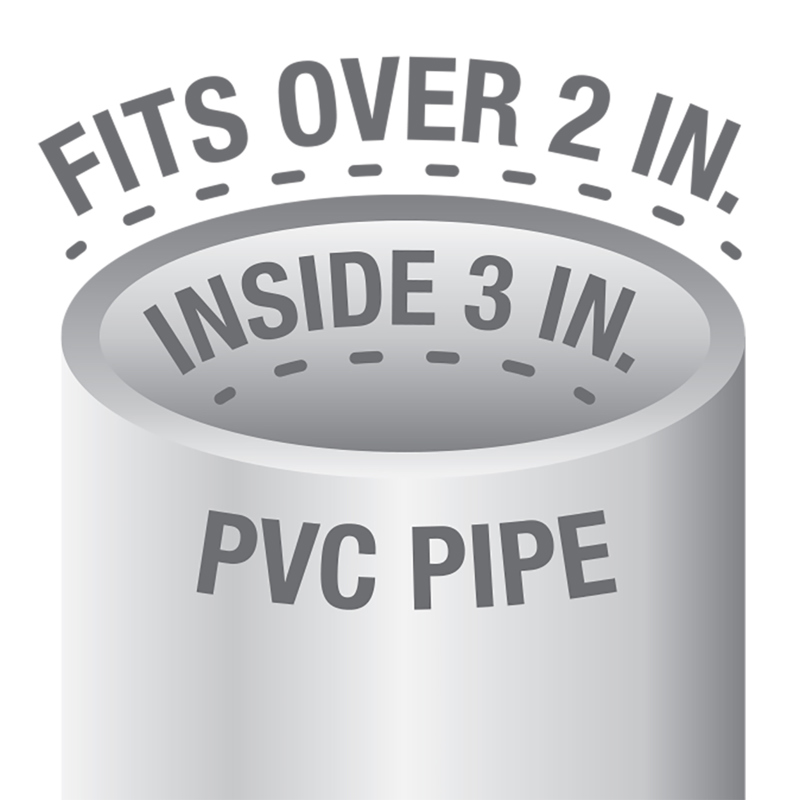 Drains_Over2_Under3_PVCPipe.jpeg - Oatey® 2 in. PVC Floor drain with P-Trap and Cleanout