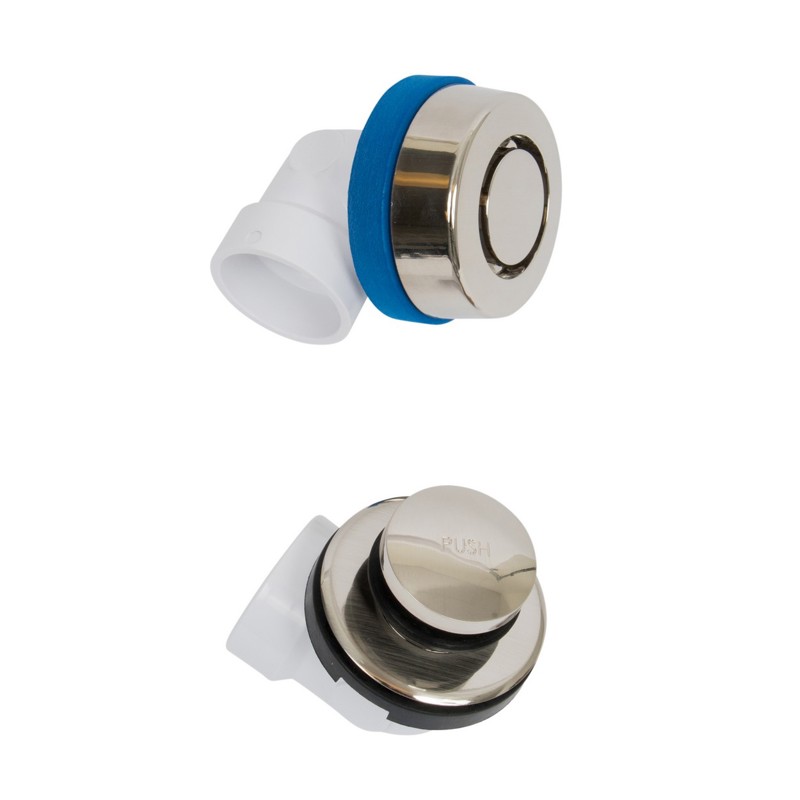 P9950BN.jpg - Dearborn® True Blue® PVC Half Kit, Touch Toe Stopper, with Test Kit, Brushed Nickel