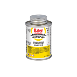 038753319100_H_001.jpg - Oatey® 4 oz. CPVC All Weather Flowguard Gold® 1-Step Yellow Cement