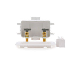 038753381008-01-01.jpg - Oatey® Centro II, 1/4 Turn, Copper – Unassembled - Washing Machine Outlet Box – Standard Pack