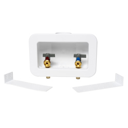 038753381022_H_001.jpg - Oatey® Centro II, 1/4 Turn, CPVC – Assembled - Washing Machine Outlet Box – Standard Pack