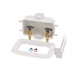 038753381145_H_001.jpg - Oatey® Centro II, 1/4 Turn, F1960 – Assembled - Washing Machine Outlet Box – Standard Pack