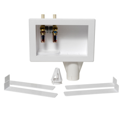 038753386560_H_001.jpg - Oatey® Eliminator, 1/4 Turn, CPVC, Hammer, Top Mount, Washing Machine Outlet Box - Standard Pack