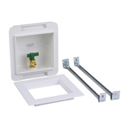 038753391182_H_001.jpg - Oatey® Fire Rated, 1/4 Turn, CPVC, Low Lead, Ice Maker Outlet Box - Standard Pack