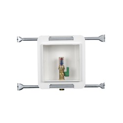 038753391212_H_001.jpg - Oatey® Fire Rated, 1/4 Turn, Copper, Hammer, Low Lead, Ice Maker Outlet Box - Standard Pack