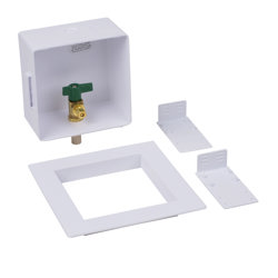 038753391557_H_001.jpg - Oatey® Square, 1/4 Turn, CPVC, Low Lead, Ice Maker Outlet Box - Standard Pack