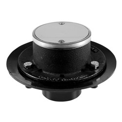 038753422152_H_001.jpg - Oatey® 2 in. 151 Cast Iron Drain Top and ABS Bottom with 2 in. Solvent Weld Connection