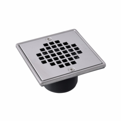 038753422756_H_001.jpg - Oatey® PVC Square Barrel Only Polished Stainless Steel Screw-In-Strainer with Ring