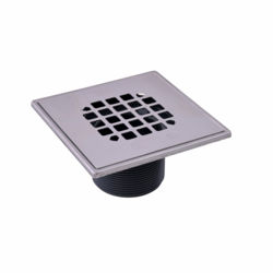 038753422879_H_001.jpg - Oatey® PVC Square Barrel Only Polished Stainless Steel Snap-In Strainer with Ring