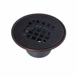 038753422978_H_001.jpg - Oatey® PVC Round Barrel Only Oil Rubbed Bronze Snap-In Strainer with Ring