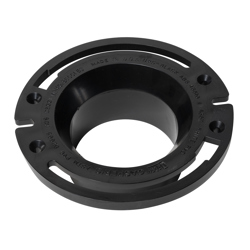 038753435107_H_001.jpg - Oatey® 3 in. or 4 in. ABS Closet Flange with Plastic Ring, Long Mounting Slots without Test Cap