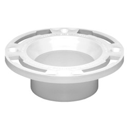 038753435251_H_001.jpg - Oatey® 3 in. or 4 in. PVC Long Pattern Closet Flange with Plastic Ring without Test Cap