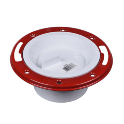 038753435336_H_001.jpg - Oatey® 3 in. or 4 in. PVC Long Pattern Closet Flange with Metal Ring and Test Cap
