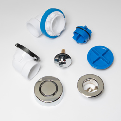 041193343369_H_001.jpg - Dearborn® True Blue® PVC Half Kit, Push n' Pull Stopper, with Test Kit, Chrome