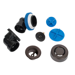041193462527_H_001.jpg - Dearborn® True Blue® ABS Half Kit, Uni-Lift Stopper, with Test Kit, Oil Rubbed Bronze, Finished Drain Spud