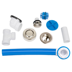 041193462930_H_001.jpg - Dearborn® True Blue® 16 in. FLEX PVC Full Kit, Touch Toe Stopper, Brushed Nickel