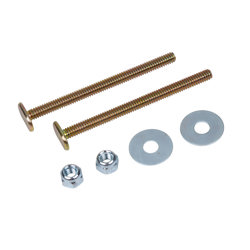078864560657_H_001.jpg - Harvey™ 1/4 in. x 2 1/4 in. Plated Toilet Flange Set with Plated Bolts