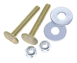 078864562057_H_001.jpg - Harvey™5/16 in. X 2 1/4 in. Plated Toilet Flange Set with Plated Bolts