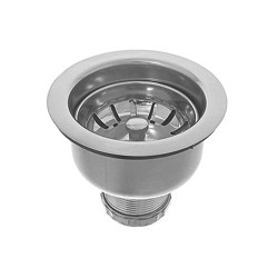 15.jpg - Dearborn® Snap-N-Tite Sink Basket Strainer, Stainless Steel Body and Basket. Locking Cup. Neoprene Stopper. Fits cast iron sinks. Length 3-3/4"