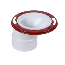 43804_h.jpg - Oatey® 3 in. or 4 in. PVC Offset Closet Flange with Metal Ring without Test Cap