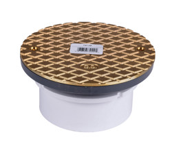 74129_h.jpg - Oatey® 4" PVC Hub Base General Purpose Cleanout w/ 6" BR Cover