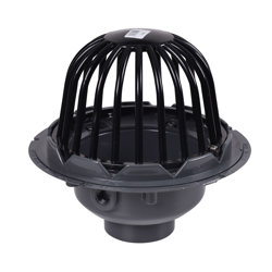 78013_h.jpg - Oatey® 3" or 4" PVC Roof Drain w/ Plastic Dome