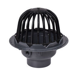 78024_h.jpg - Oatey® 4" PVC Sediment Drain, Cast Iron Grate w/ Bucket