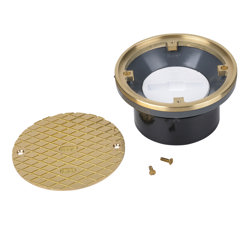 84139_h.jpg - Oatey® 4" ABS Hub Base General Purpose Cleanout w/ 6" BR Cover & Round Ring