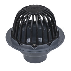 88034_h.jpg - Oatey® 4" ABS Roof Drain w/ ABS Dome & Dam Collar