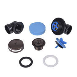 A7325RB_h.jpg - Dearborn® DBlue Half Kit, Schedule 40 - ABS Uni-Lift Stopper with Oil Rubbed Bronze Finish Trim