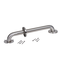 DB8716_h.jpg - Dearborn® 1-1/4 in. x 16 in. Stainless Steel Grab Bar w/ Concealed Flange, Satin Finish